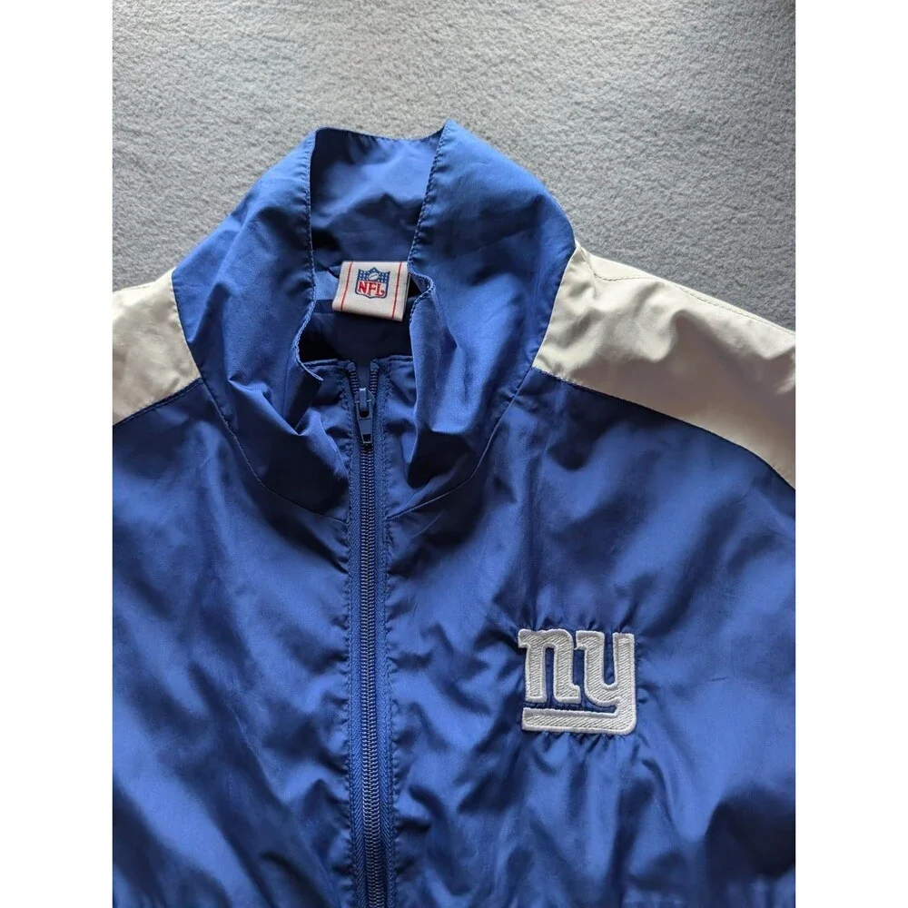 Nfl Team Apparel New York Giants Sports Illustrated Jacket Size XL Windbreaker